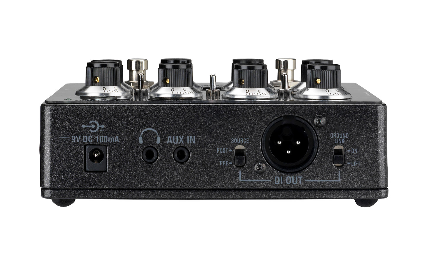 Préampli basse DIGBETH, 2 canaux, préampli type lampe et transistor, EQ 3 bandes, fonction TILT, sortie DI, noir