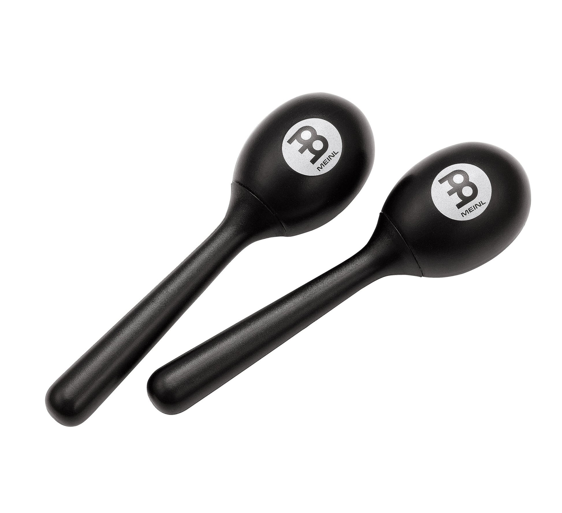 Paire de maracas 6"(15cm), plastique noir