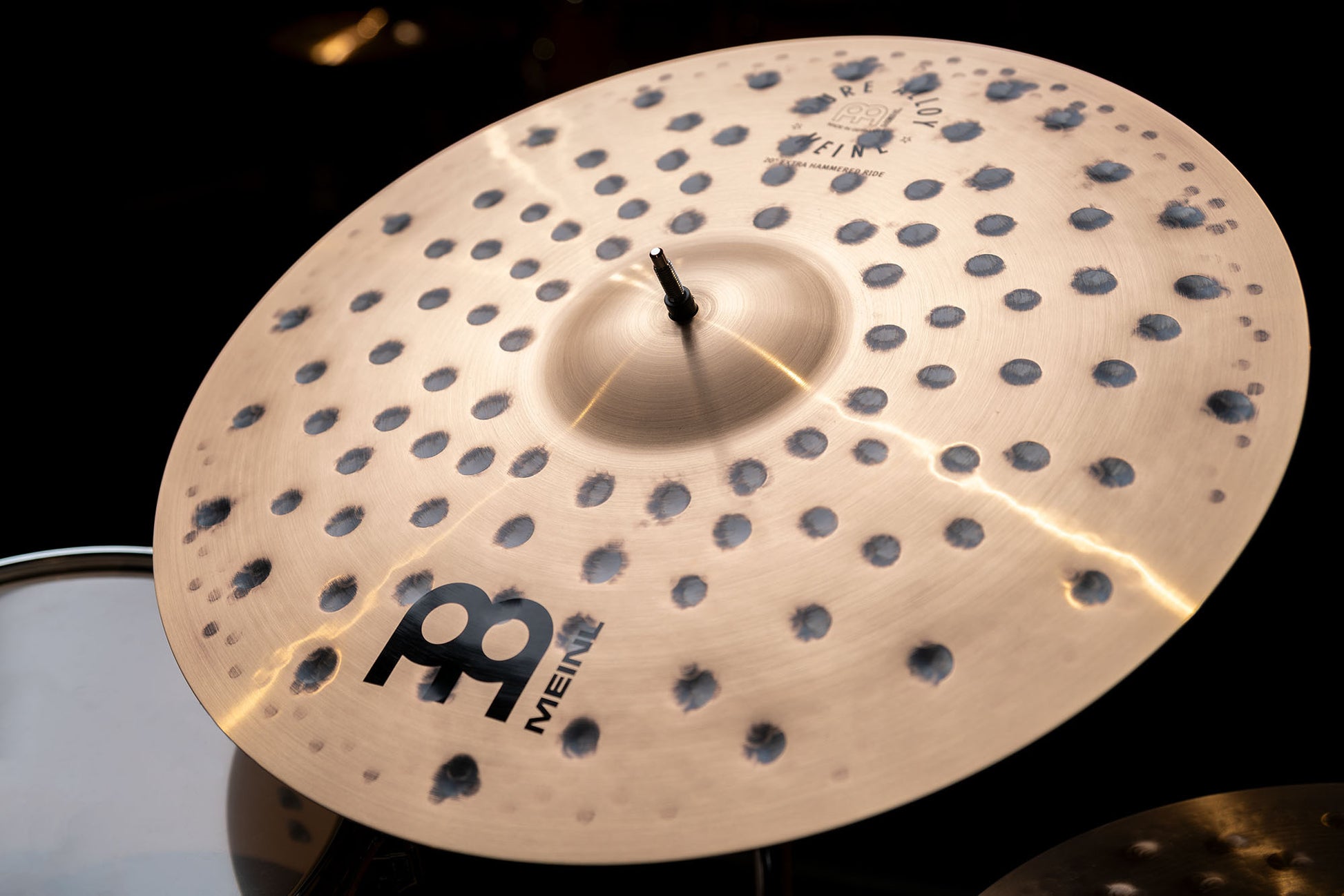 Ride 20" Extra Hammered Meinl Pure Alloy fini traditional martelé