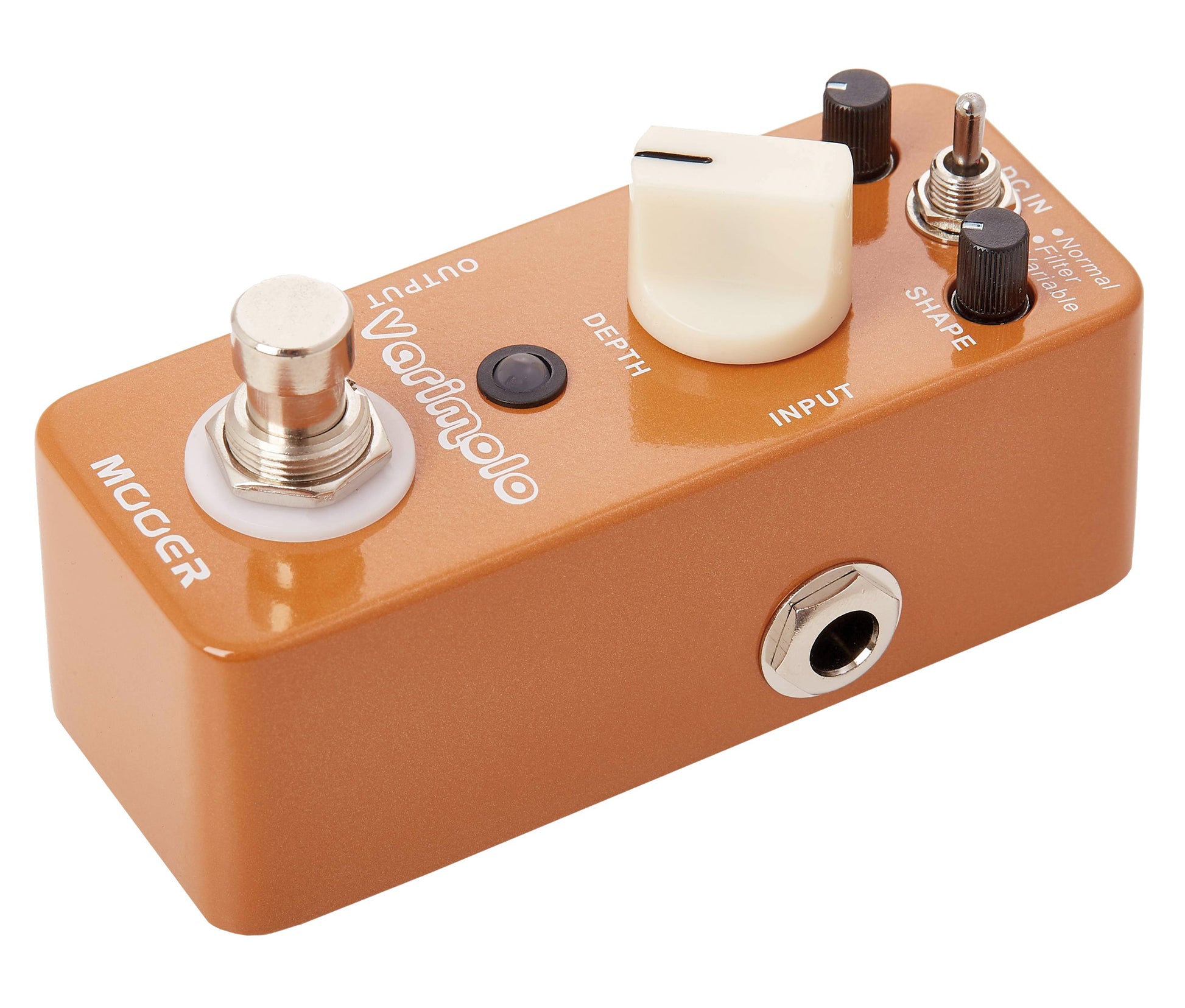 Pédale VARIMOLO, trémolo numérique 3 modes (Normal/Filter/Variable), boîtier métal, true bypass, orange