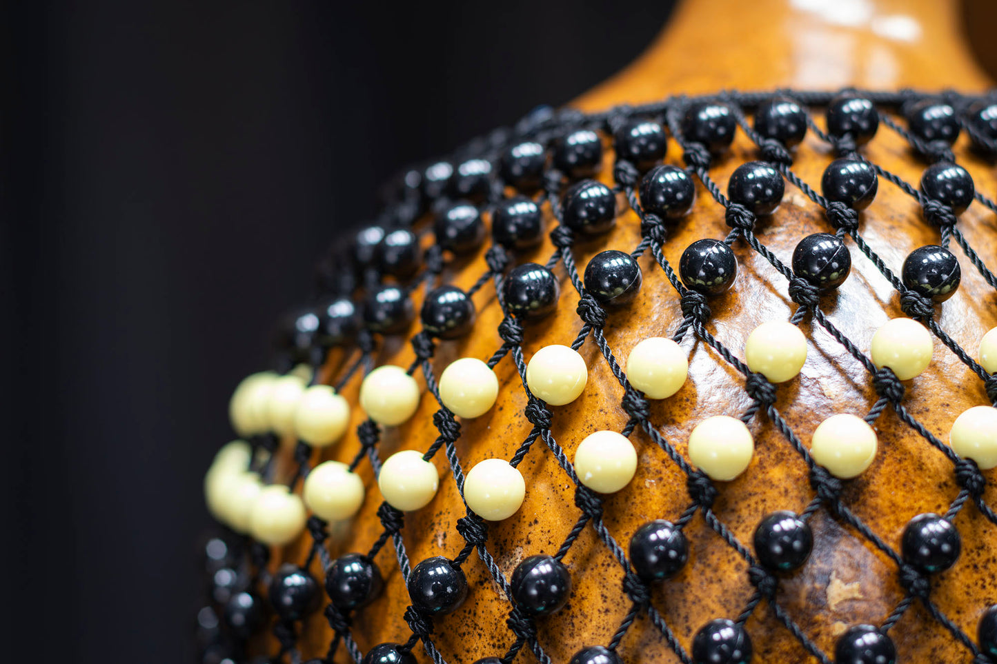 Shekere forme de courge/gourde traditionnel taille Medium