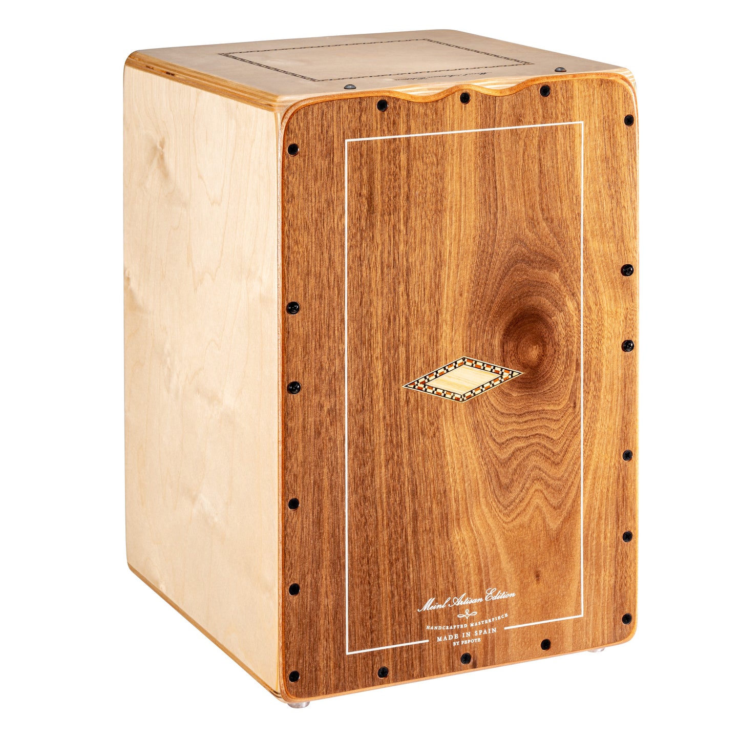 CAJON MEINL ARTISAN CANTINA LINE-WALNUT, FAÇADE AVANT NOYER, CORPS BOULEAU BALTIQUE 9 PLIS