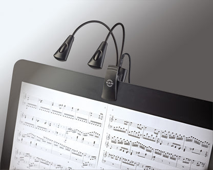 Lampe de pupitre K&M FlexLight 12245, 4x2 LED + Adaptateur secteur 3M