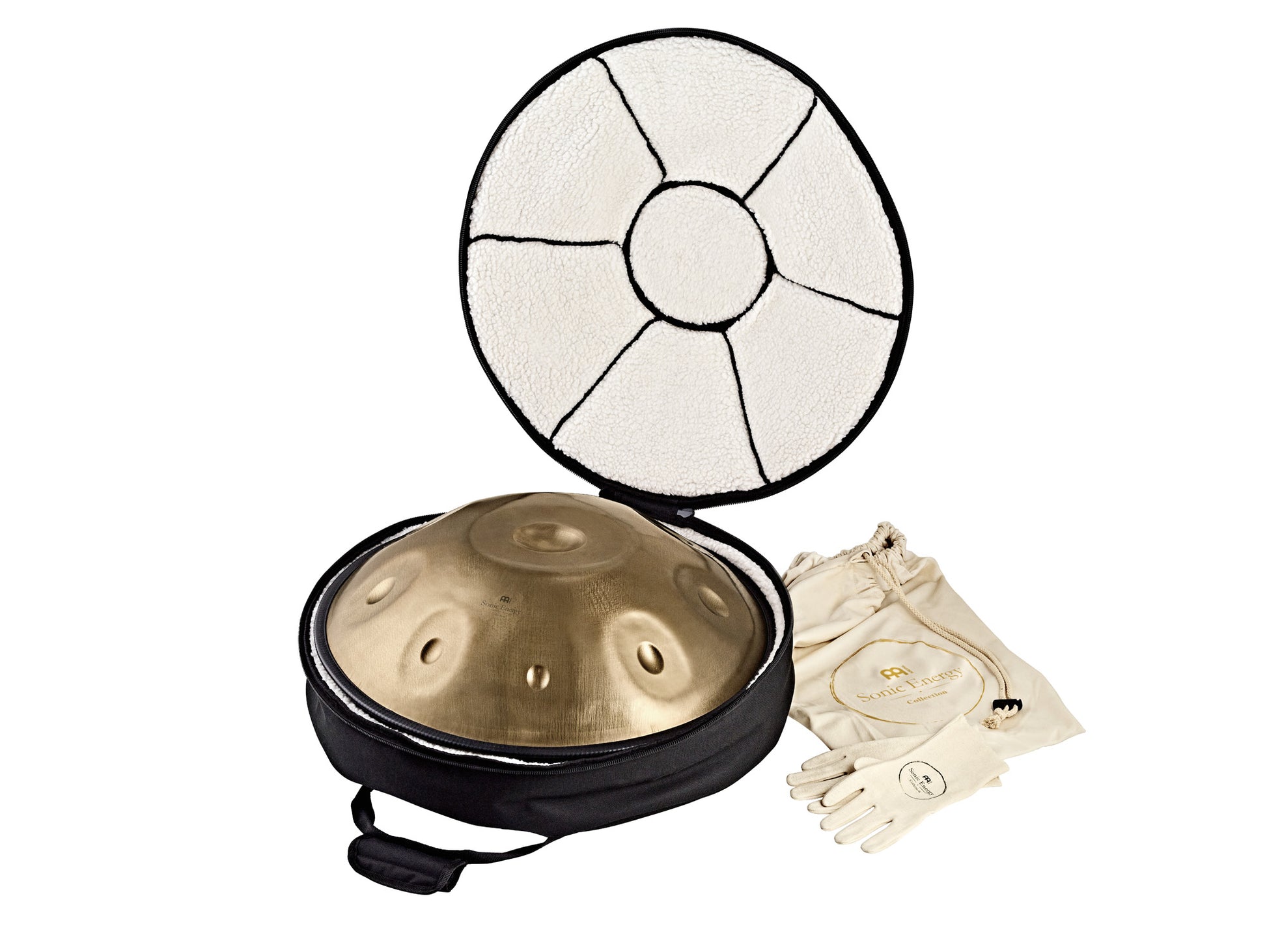 Hanpan Meinl Sonic Energy 22"(55,88cm), 9 sons, accordage en Ré, Vintage Gold.