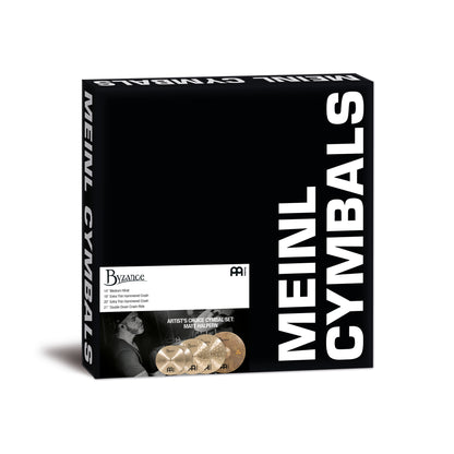 Pack de cymbale Matt Halpern Meinl Byzance Artist's Choice 14"18"20"21" alliage bronze B20 Traditional, Dark