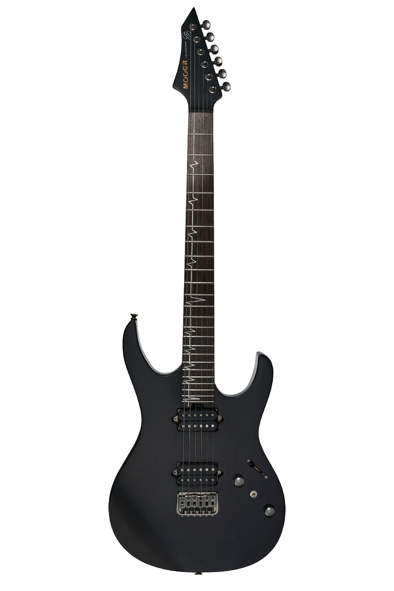 MOOER MMT100, corps aulne américain, manche érable torréfié, touche palissandre, pearl black, avec housse