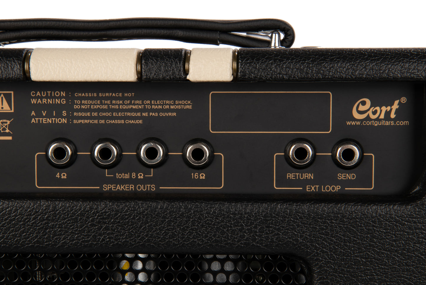 Enceinte guitare, 30W (8 ohms), 1 x 12" Moollon G12-30M, connecteur jack, poids: 14 kg, dimensions: 47 x 50 x 23 cm, noir