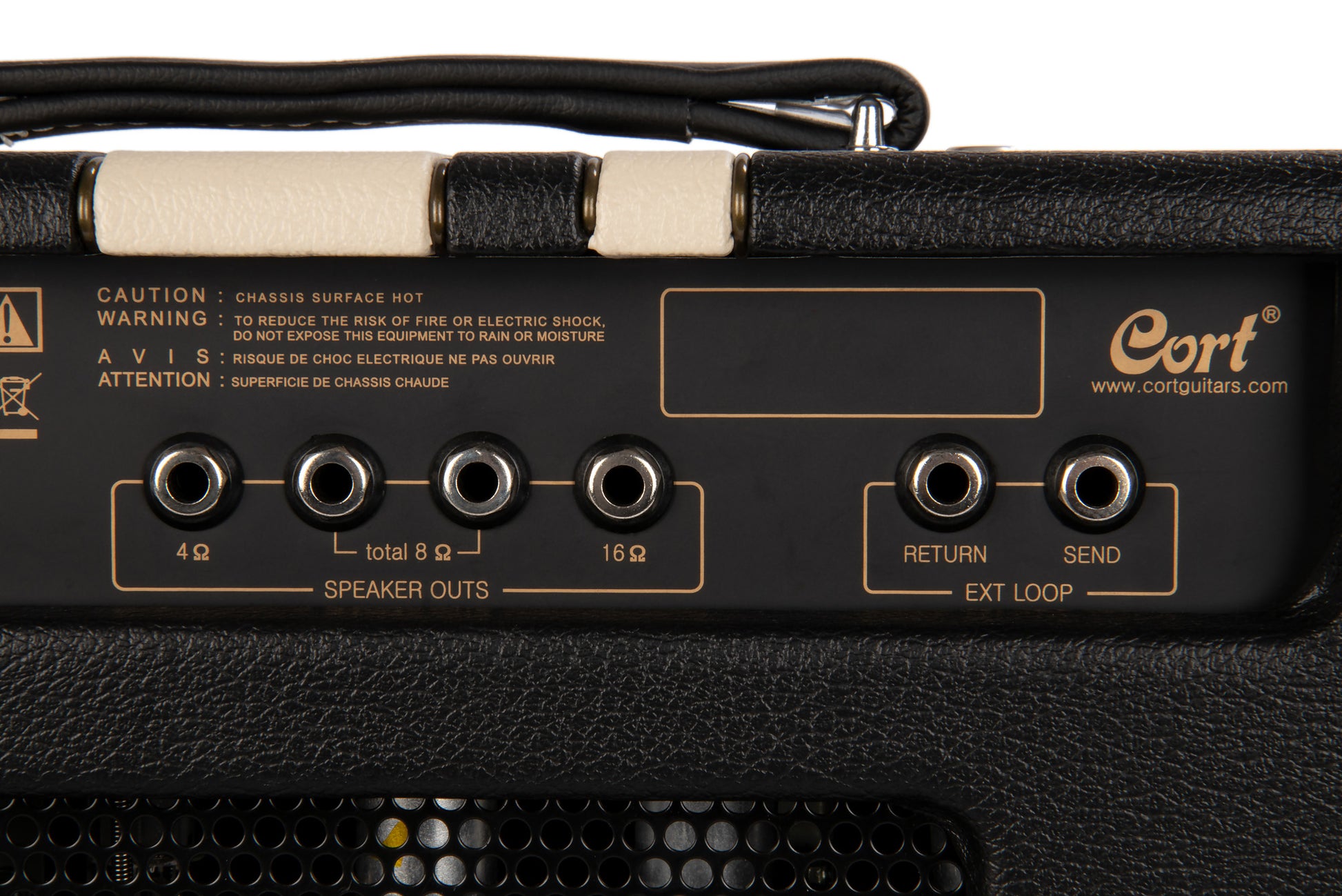 Enceinte guitare, 30W (8 ohms), 1 x 12" Moollon G12-30M, connecteur jack, poids: 14 kg, dimensions: 47 x 50 x 23 cm, noir