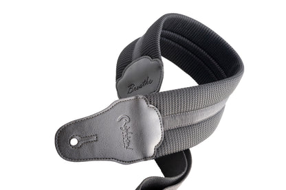 Courroie modèle BREATHE, matière imperméable avec membrane respirante interne, largeur 8 cm, longueur 103 à 130 cm, noir