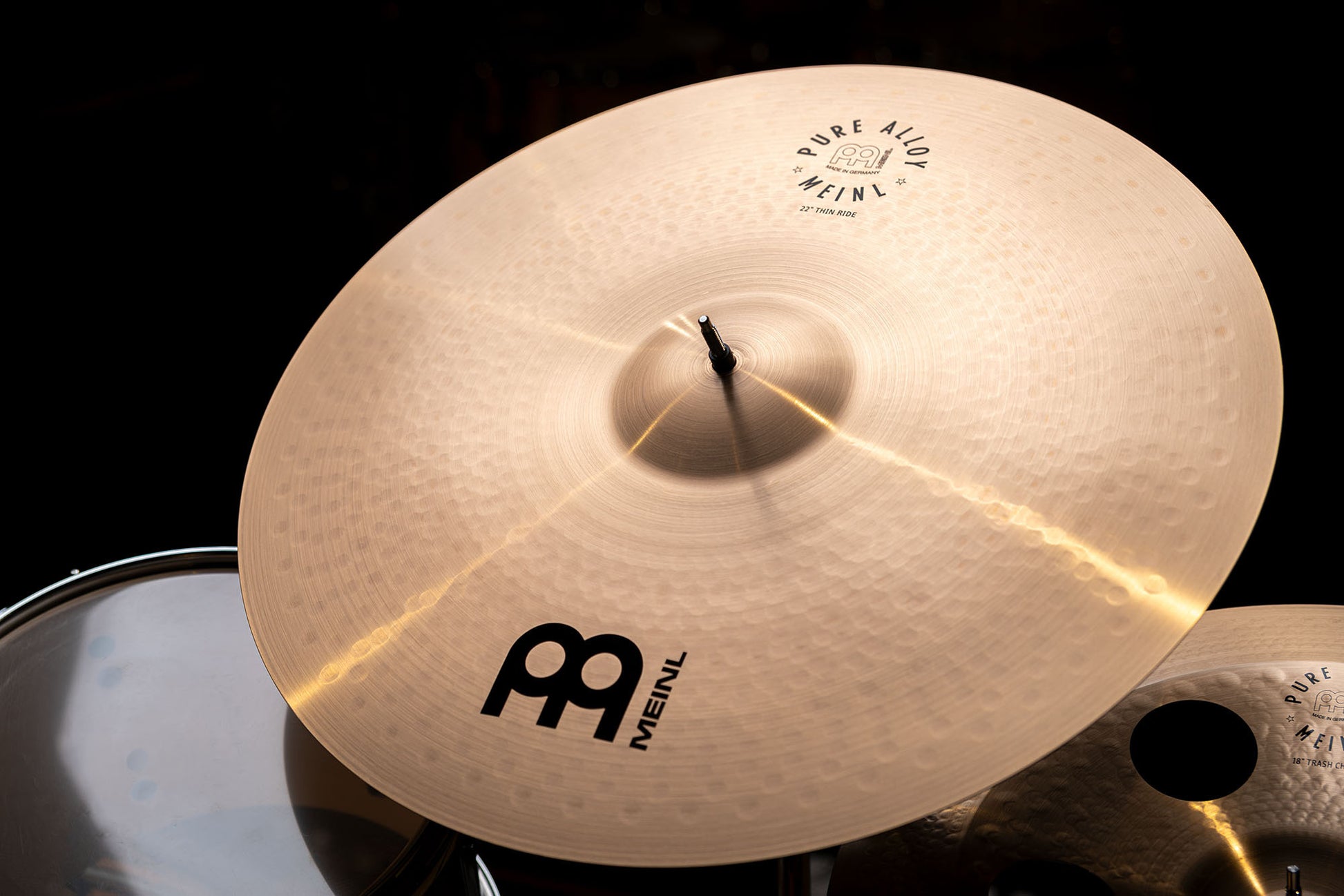Thin Ride 22" Meinl Pure Alloy fini traditional martelé