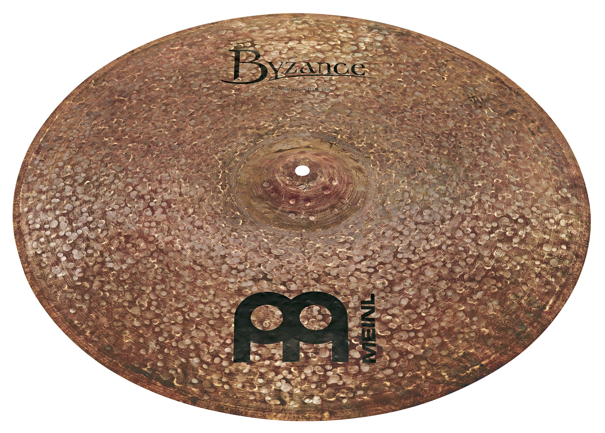 Ride Dark Big Apple 22", Alliage bronze B20, Martelée à la main, Finition dark