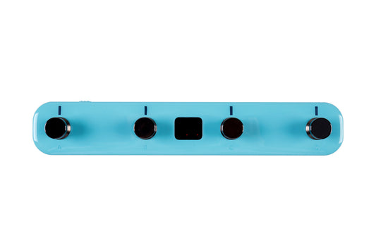 Footswitch sans-fil GWF4 pour guitare GTRS et produits Mooer, 4 interrupteurs, fonctionne sur batterie rechargeable, bleu