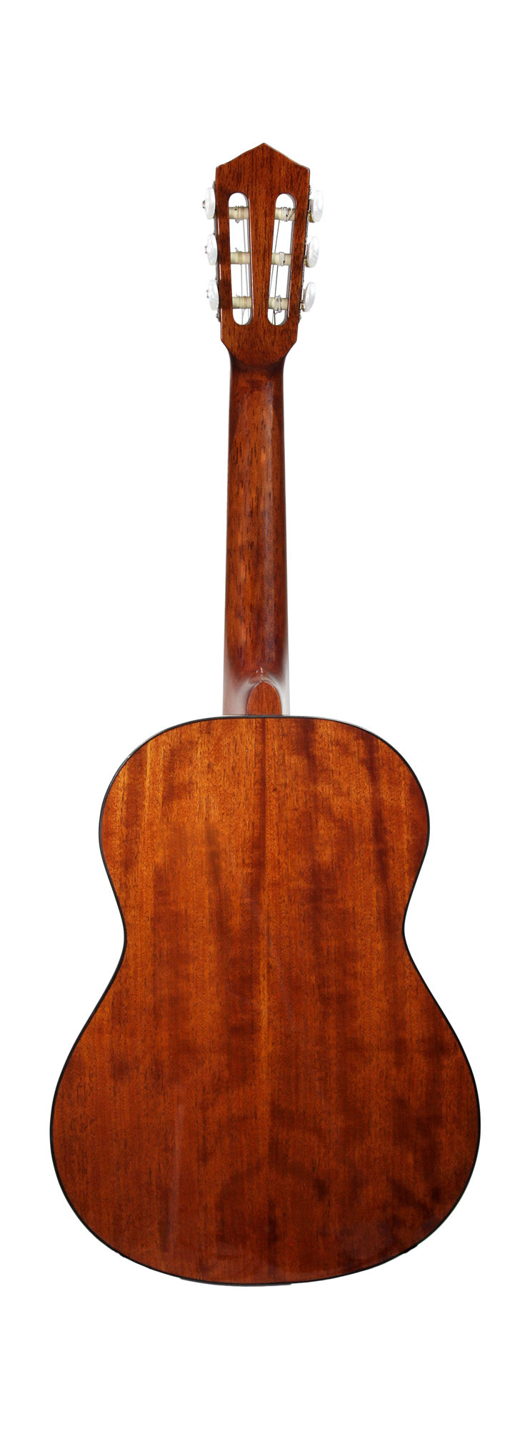 Guitare classique 3/4, table épicéa, fond & éclisses acajou, manche acajou, sillet 45 mm, cordes Bosset, naturel brillant