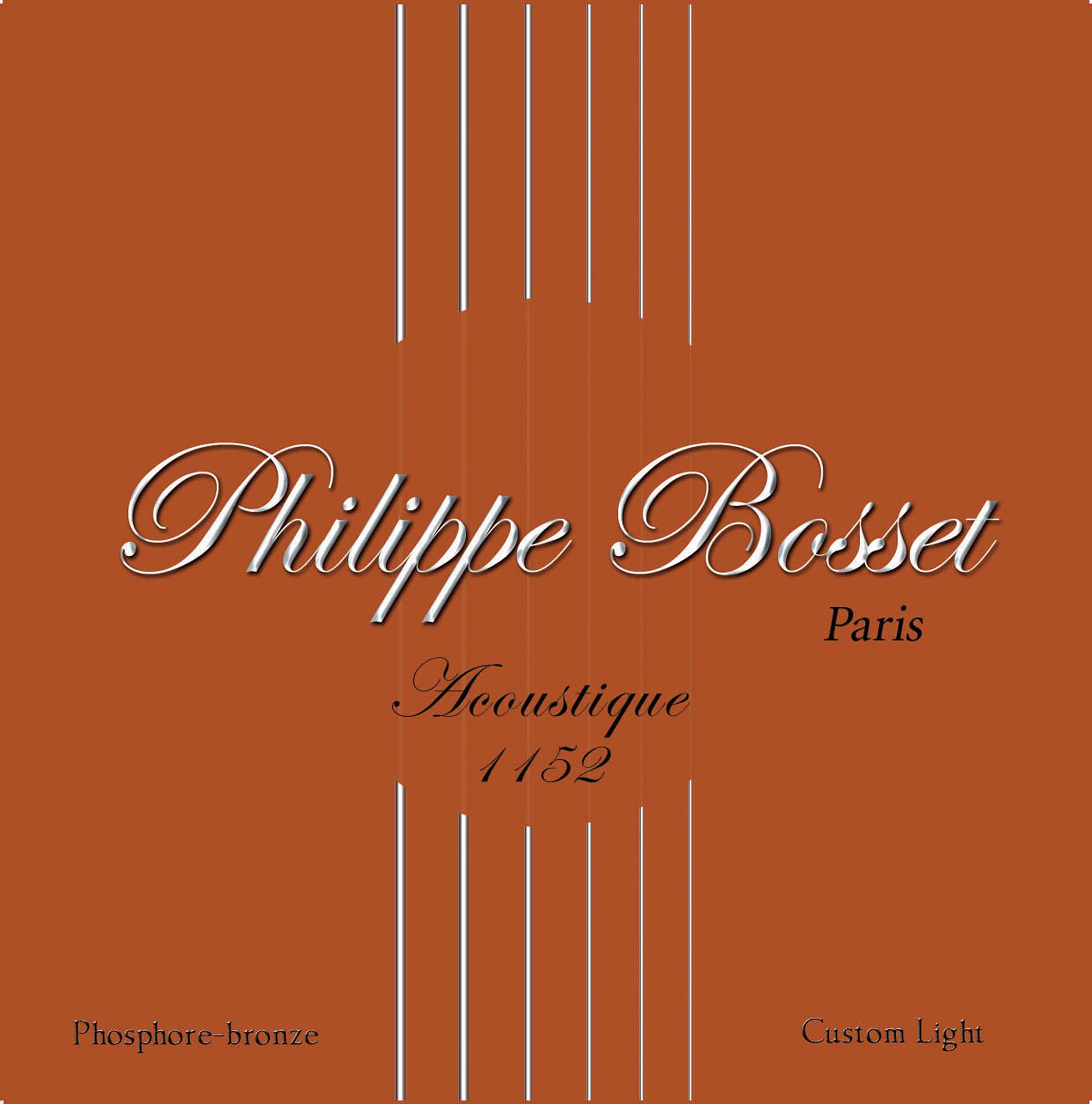Jeu de cordes pour acoustique Custom Light (11-15-24w-30w-42w-52w), phosphore bronze
