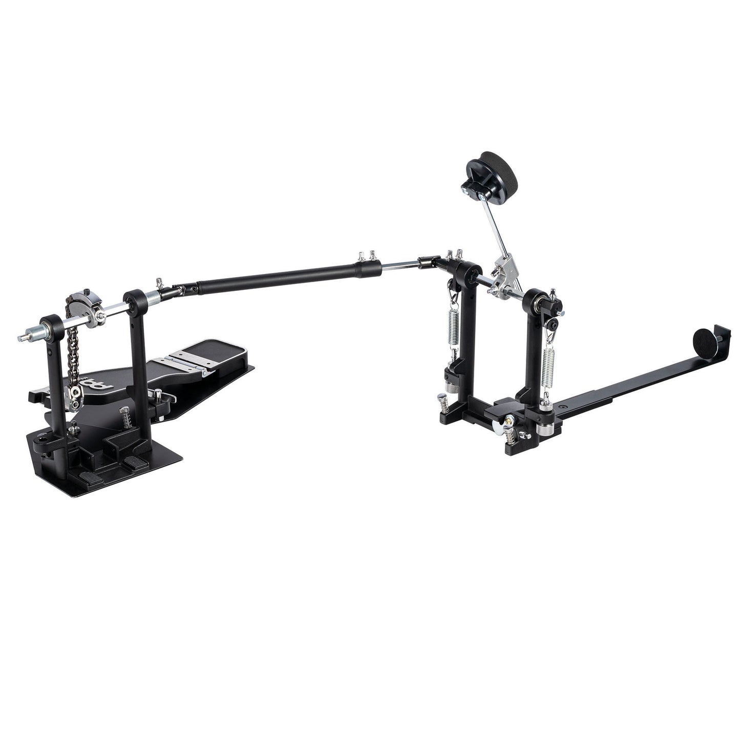 Pédale Cajon Professionnelle repositionnable, batte en mousse, tension de ressort ajustable, noir