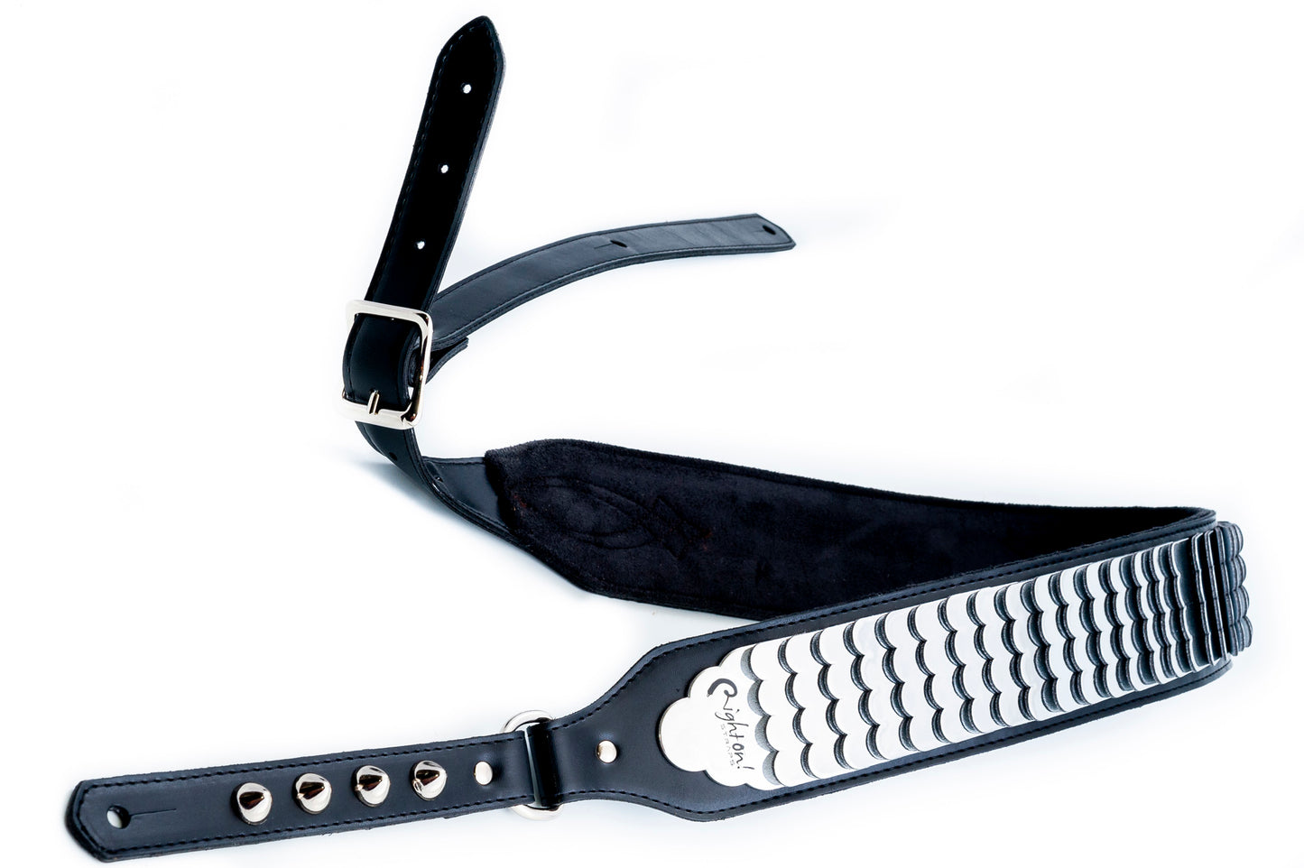 Courroie modèle LEGEND JL PYTHON, synthétique, largeur 6 cm, longueur 103 à 135 cm, réglage par boucle, poids: 242 g, noir