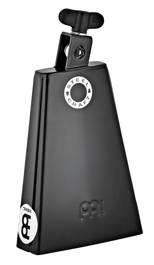 CLOCHE MEINL 7" CLASSIC ROCK NOIR POUDRE, ALLIAGE ACIER SPÉCIAL, TONALITÉ AIGUË