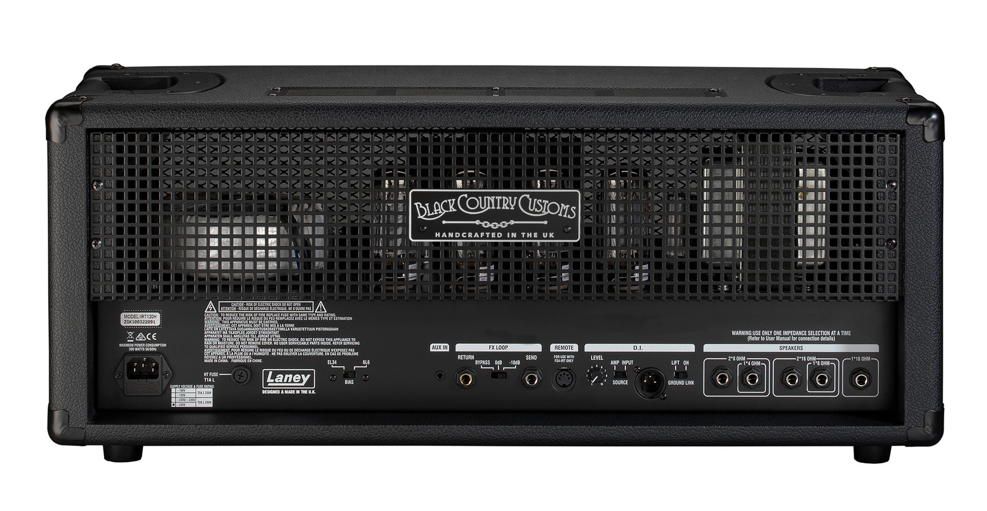 Tête amplifiée à lampes 120W (4x6L6), fabriquée en Angleterre, 20 kg