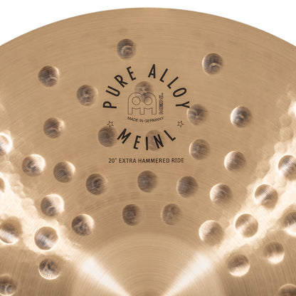 Ride 20" Extra Hammered Meinl Pure Alloy fini traditional martelé