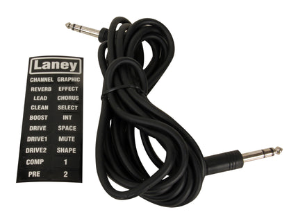 Footswitch simple Laney, version mini, avec câble, noir