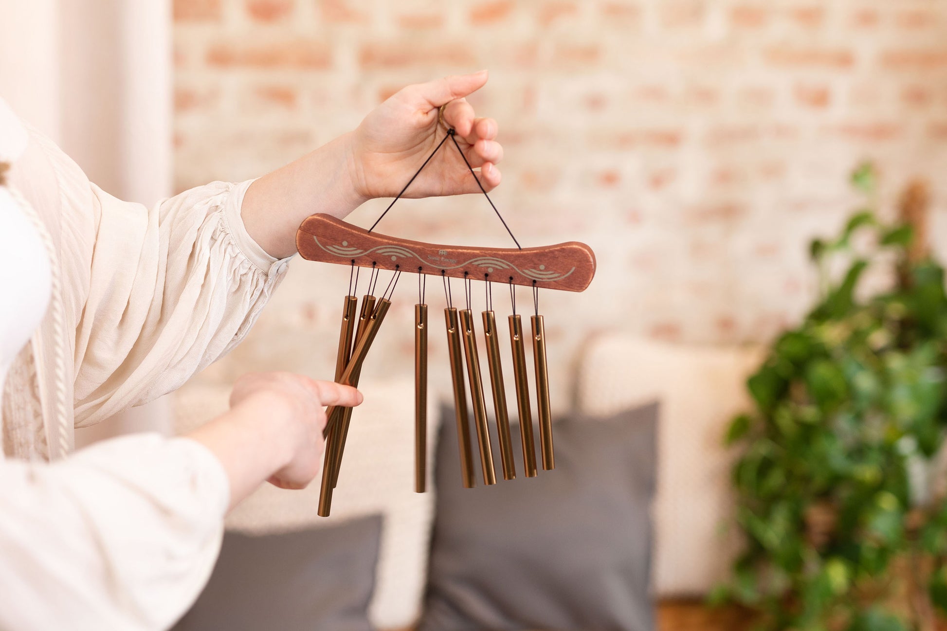 CHIMES SONIC ENERGY H9 TUBES", BRONZE