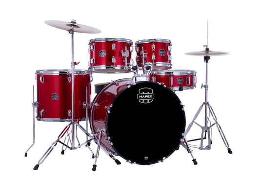 MAPEX COMET STAGE 22 5F INFRA RED COMPLETE AVEC HARDWARE, SIEGE ET CYMBALES