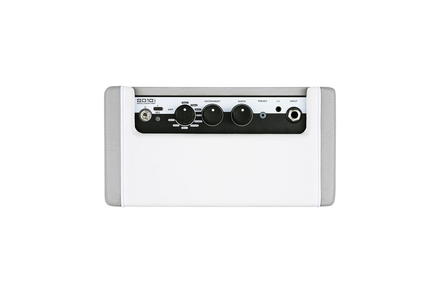 Ampli SD10i, 10W, 2x HP 2", 52 modélisations d'amplis, 25 simulations d'enceintes, 126 effets, sur batterie rechargeable, gris