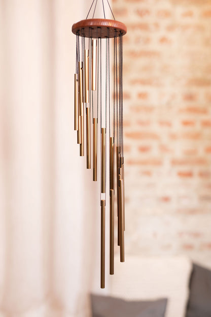 CHIMES SONIC ENERGYSPIRAL 29", BRONZE