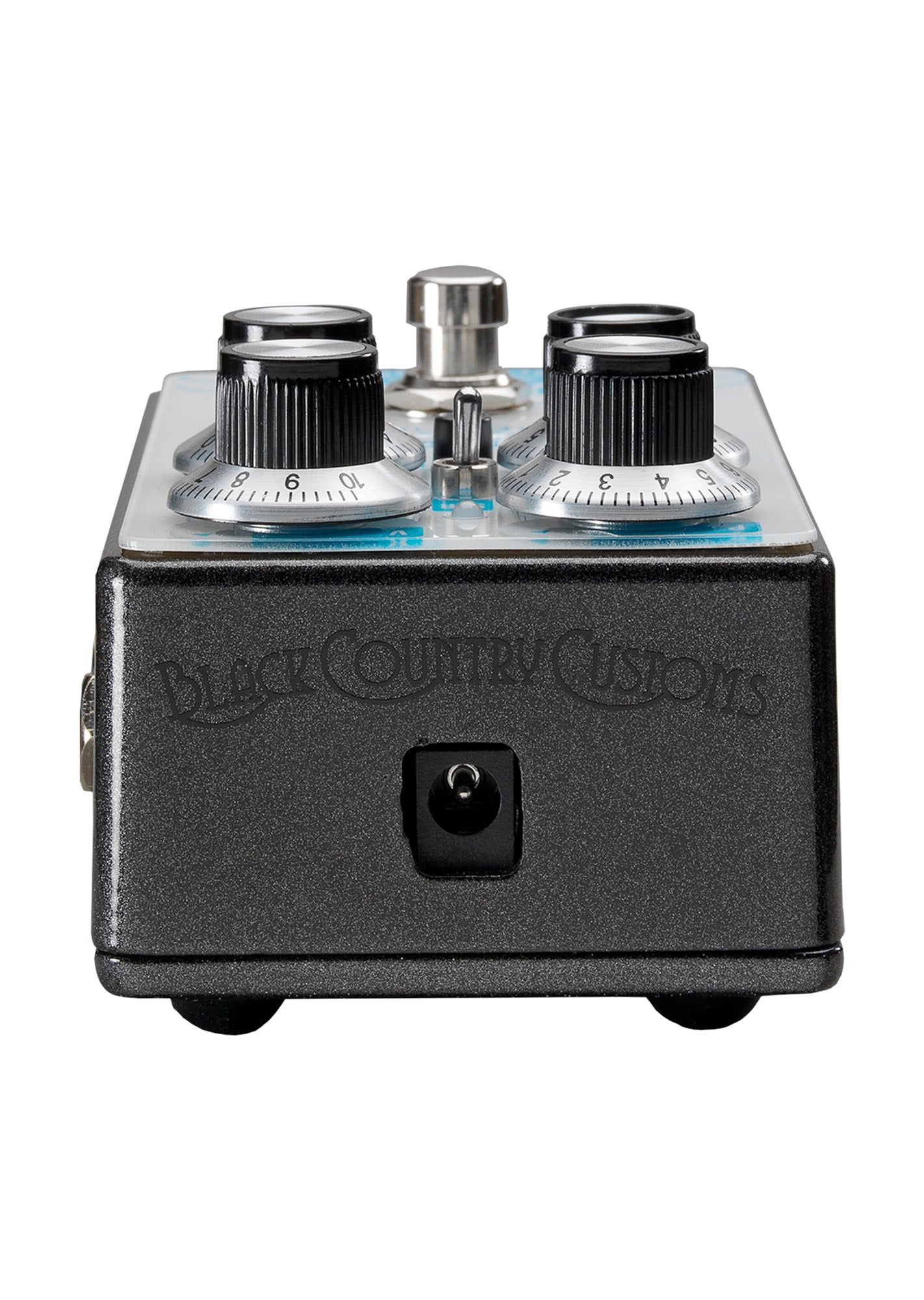 Pédale réverb SECRETPATH, 3 modes, entrée pour pédale d'expression, switch silencieux, boitier métal, blanc et bleu