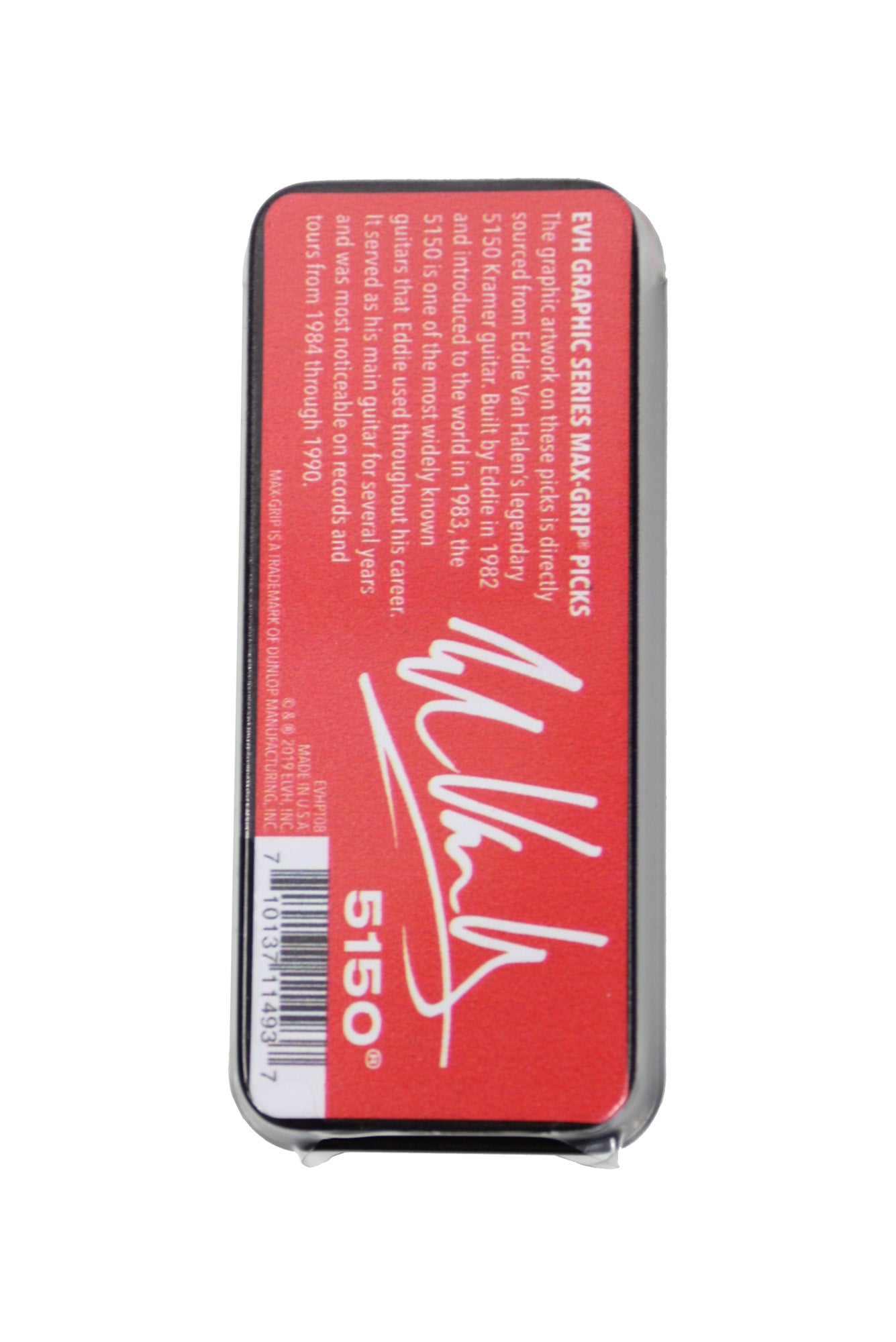 Boite de 6 médiators Eddie Van Halen 5150 0.60 mm