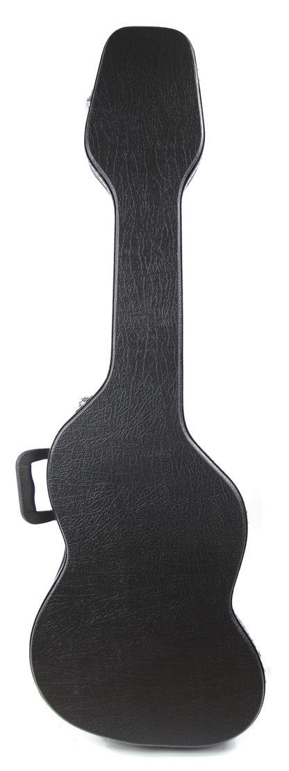 Etui bois pour guitare basse, forme, noir