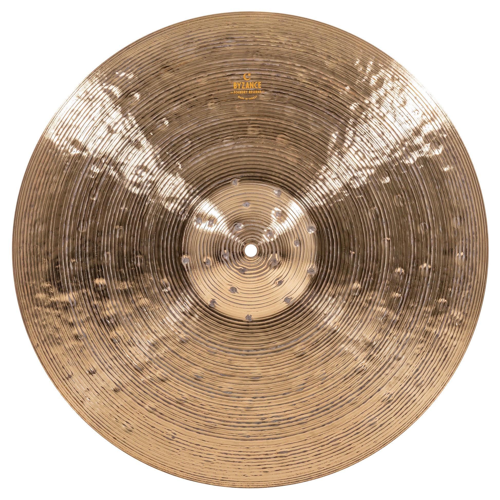 CRASH MEINL BYZANCE 19" FOUNDRY RESERVE, ALLIAGE BRONZE B20, MARTELÉE A LA MAIN, FINTION TRADITIONNELLE