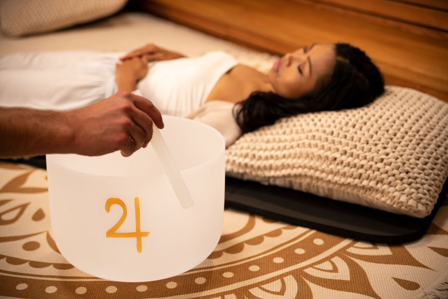 SINGING BOWL SONIC ENERGY CRISTAL 12"