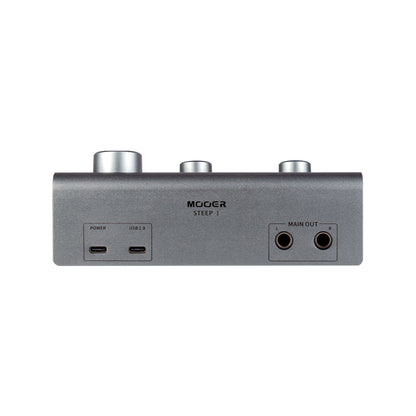 Interface audio STEEP I, 2 canaux, deux entrées (combo XLR/Jack et Jack), alimentation fantôme, USB type C 2.0, gris