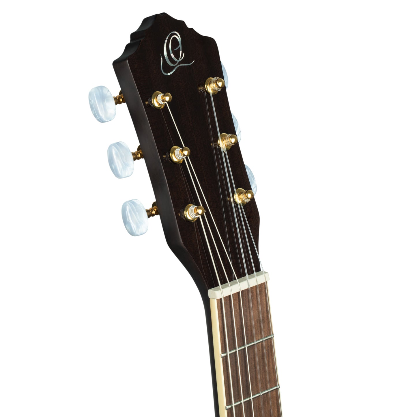 RRA-PLT, forme Parlor, table épicéa, fond & éclisses acajou, sillet 52 mm, housse assortie, bordeaux brillant