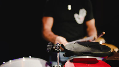 Block percussion Meinl, polyéthylène, grave, avec attache, noir