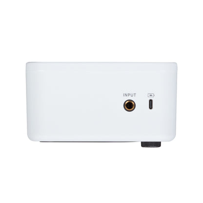 Amplificateur GCA5, 5W, HP 2.2", connexion Bluetooth, entrée Jack 6.35, fonctionne sur batterie, blanc