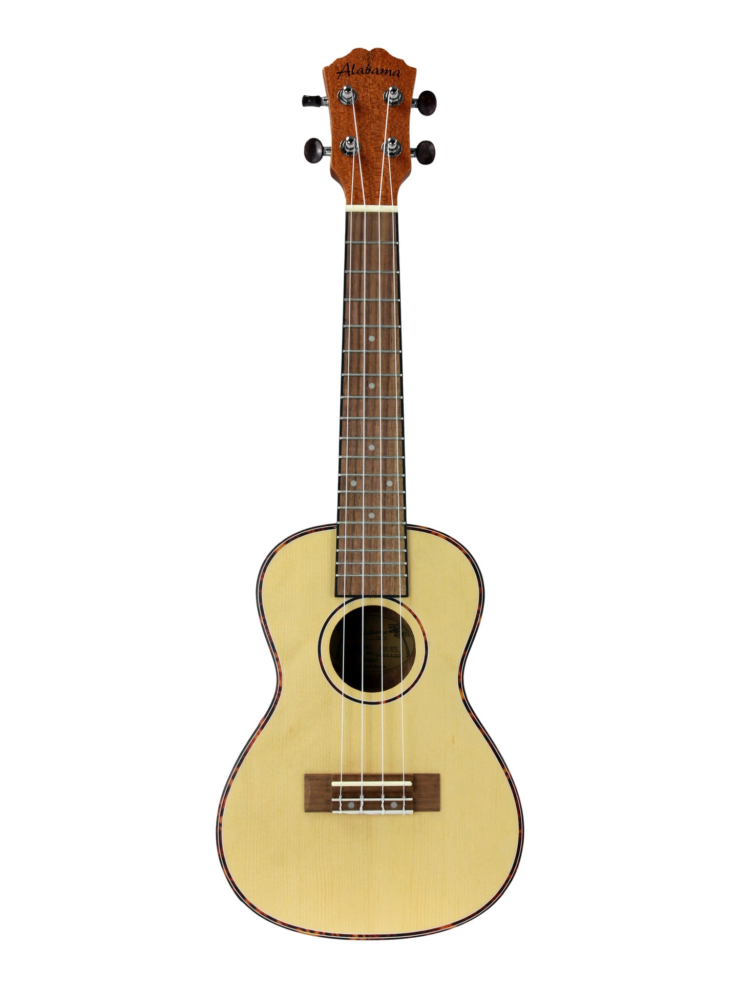 Ukulélé Concert, table épicéa, fond & éclisses acajou, touche & chevalet noyer, cordes Aquila, avec housse, naturel