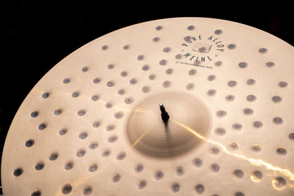 Ride 22" Extra Hammered Meinl Pure Alloy fini traditional martelé