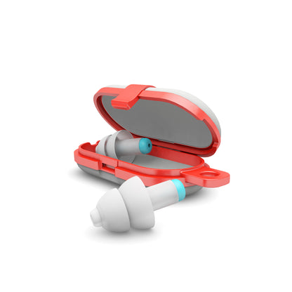 Pluggies Kids, deux petits bouchons d'oreilles thermoplastiques, spécialement conçus pour les enfants, atténuation 25 dB