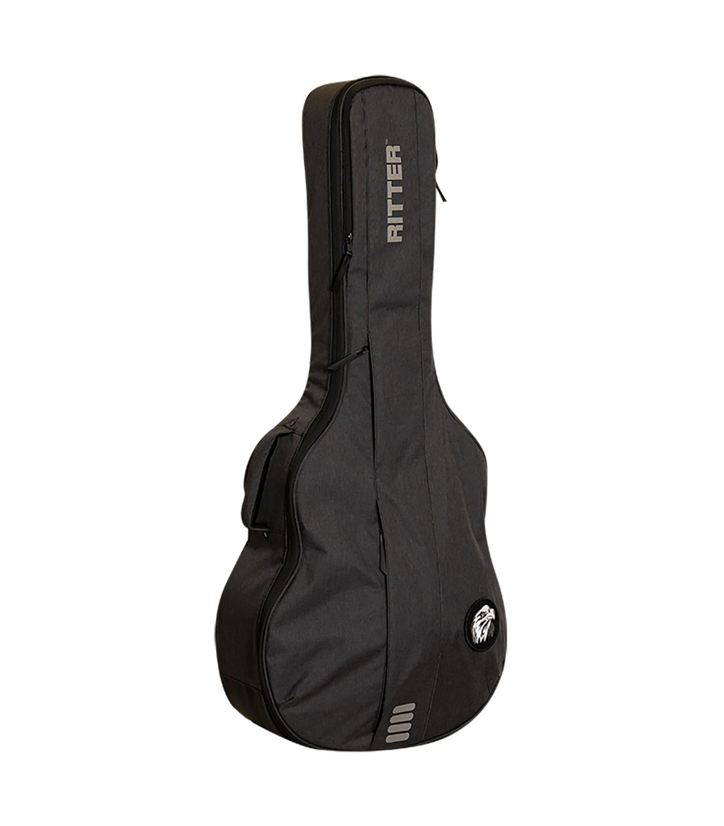 Housse BERN 4 pour guitare super jumbo, gris