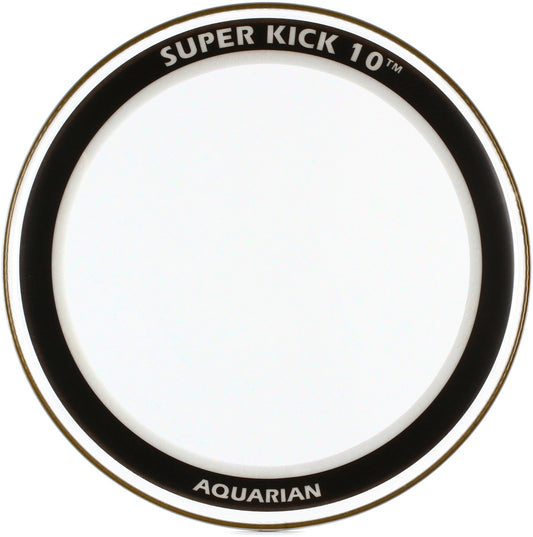 Peau Super-Kick 10 26", 2 plis médium (0.25mm), atténuateur flottant, transparente
