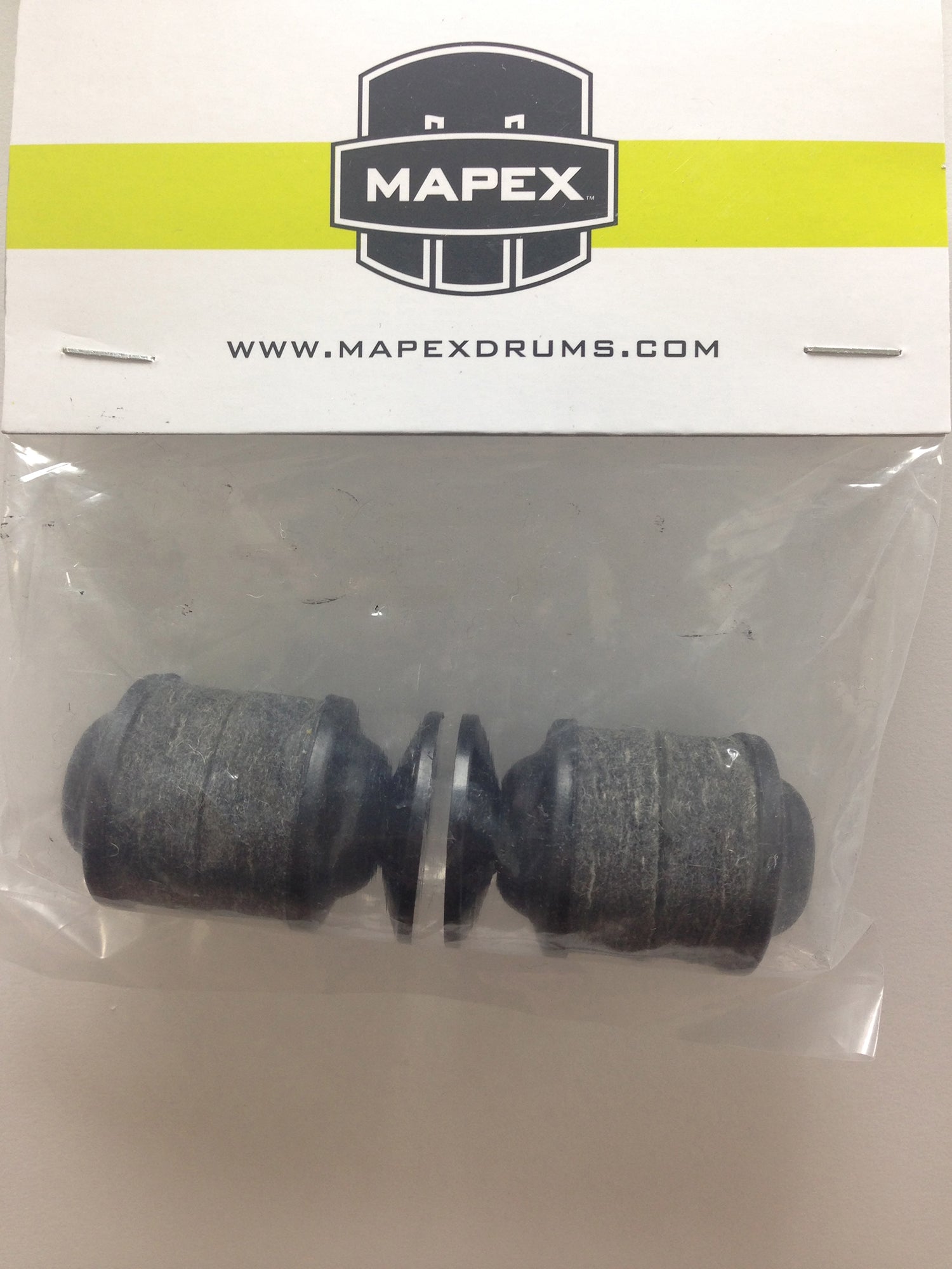 Pack 2 feutres/plastiques réversibles pour pied de cymbale