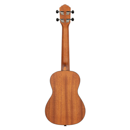 RU5MM, modèle Concert, table sapele avec motif, fond & éclisses sapele, manche acajou, naturel satiné