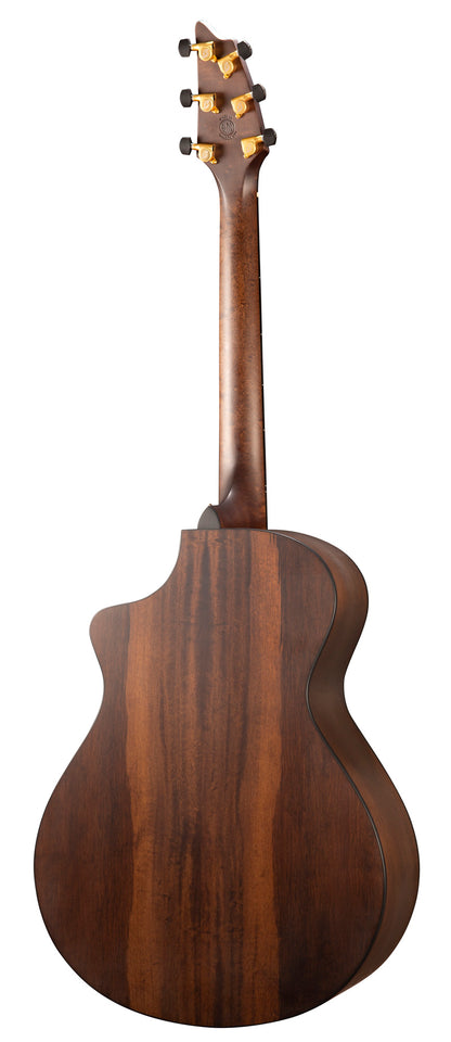 OREGON CONCERT CE, table épicéa Sitka massif, f/e myrtlewood massif, EQ LR Baggs EAS VTC, étui, saddleback