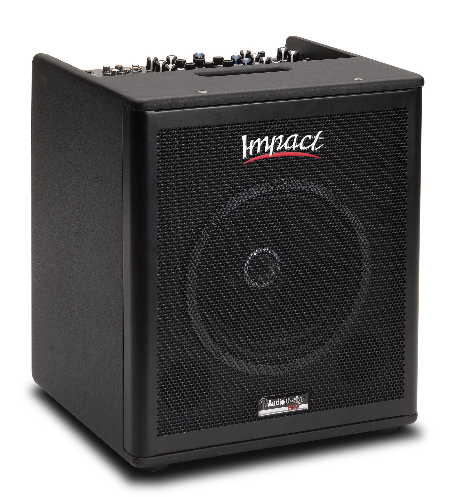 Impact AG8, ampli guitare acoustique 200W, HP 8"+tweeter, 4 entrées, EQ 3 bandes, 16 presets d'effet, 11.3 kg, avec housse, noir