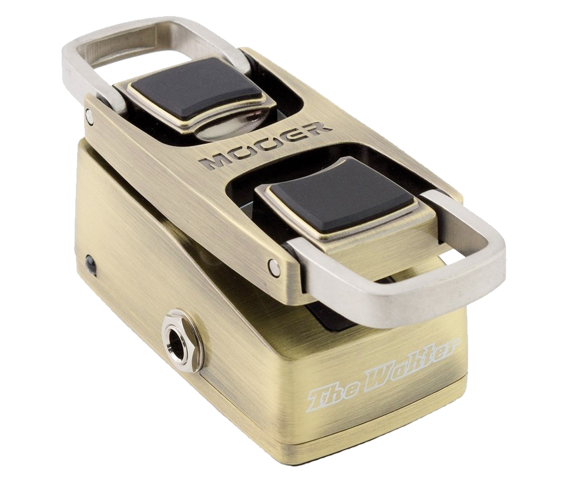 Pédale THE WAHTER, wah-wah classique, supports repliables, boîtier métal, true bypass, chrome