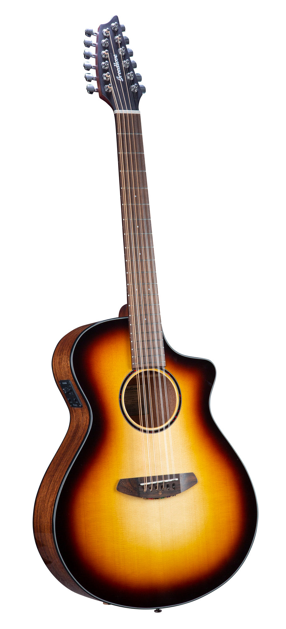 DISCOVERY S CONCERT EDGEBURST 12 CORDES CE , table épicéa européen massif, f/e acajou, EQ Fishman Presys I, edgeburst