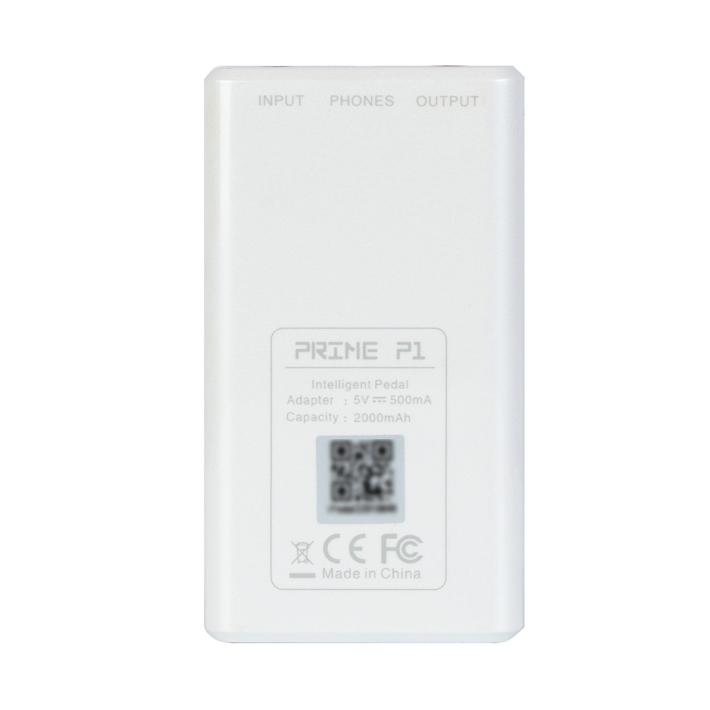 Interface PRIME P1, pour guitare et basse, technologie MNRS de modélisation d'amplis et d'effets, blanc