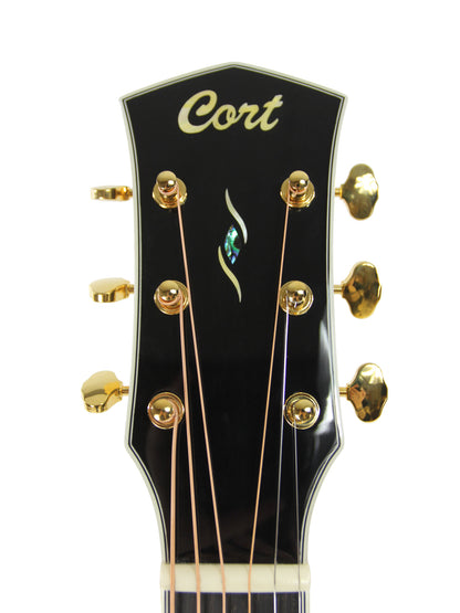 GOLD-O8, forme Orchestra Model, table épicéa Sitka massif torréfié, fond & éclisses pau ferro massif, naturel brillant